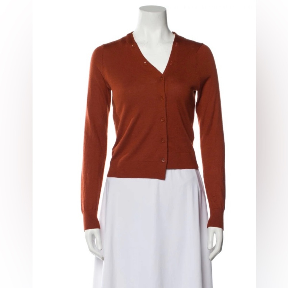 Tibi Cashmere Silk Asymmetrical Cardigan